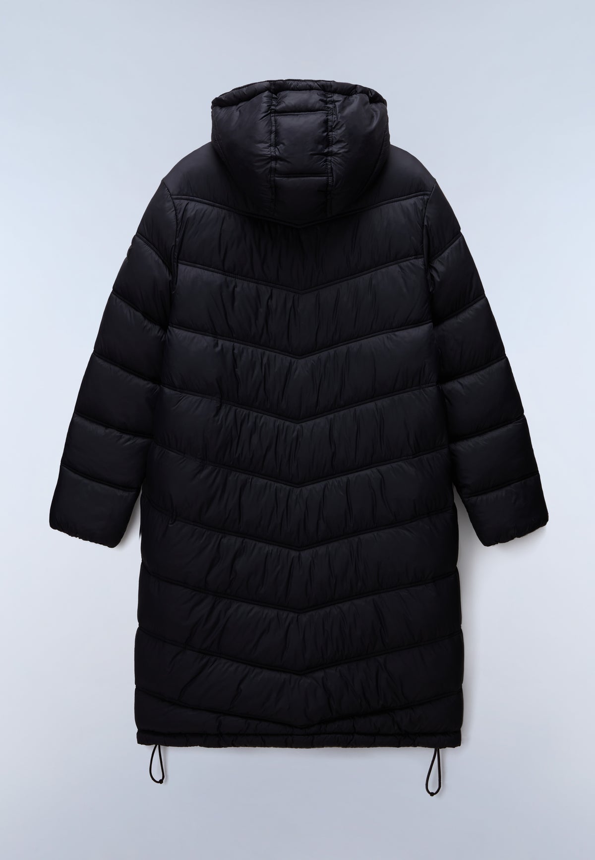 Lange Steppjacke Ega Schwarz - 6