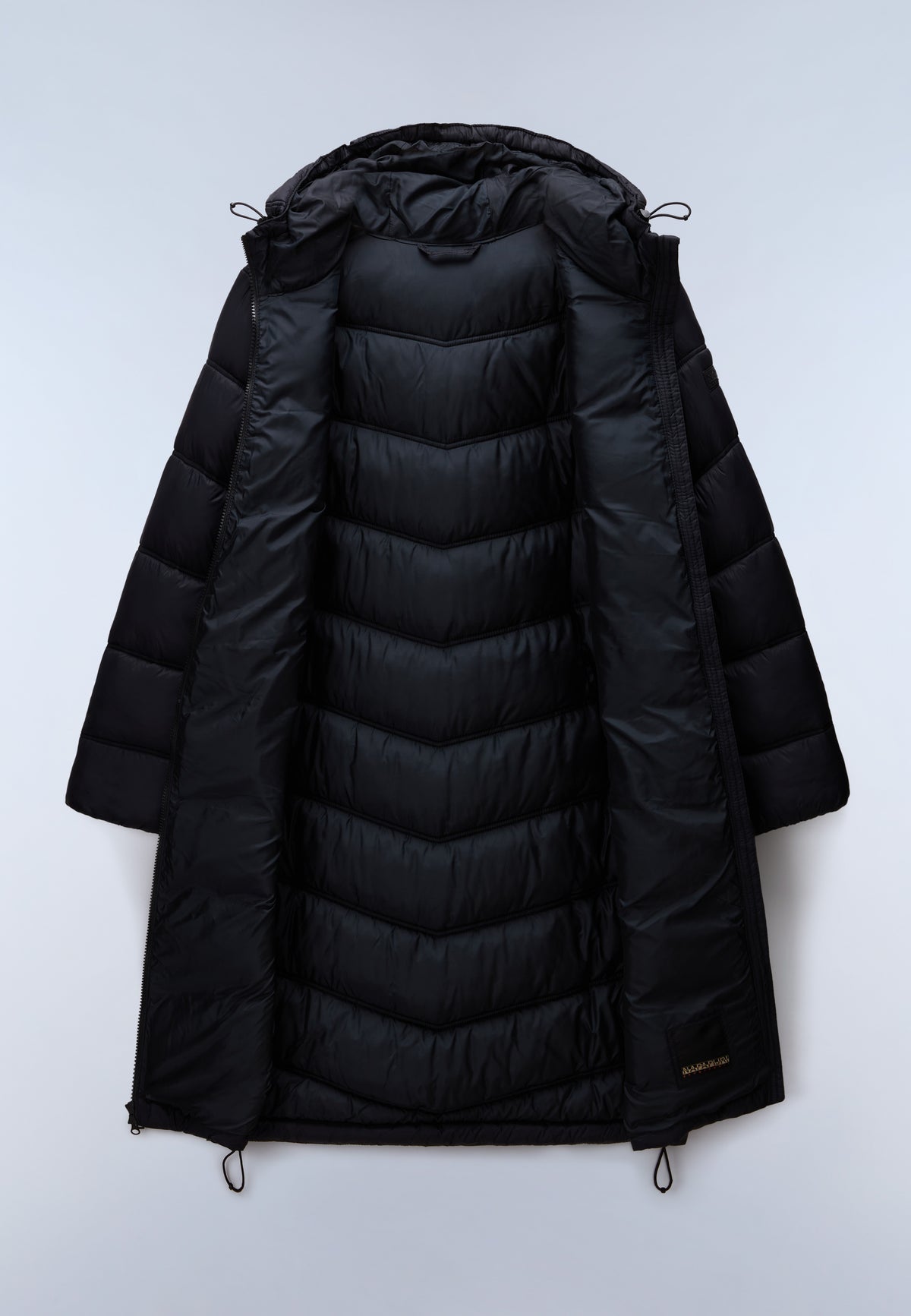 Lange Steppjacke Ega Schwarz - 8