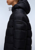 Lange Steppjacke Ega Schwarz - 7