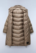 Lange Steppjacke Ega Beige - 4