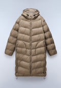 Lange Steppjacke Ega Beige - 1