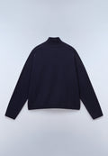 Maglione a Collo Alto Mis Blu Scuro - 2