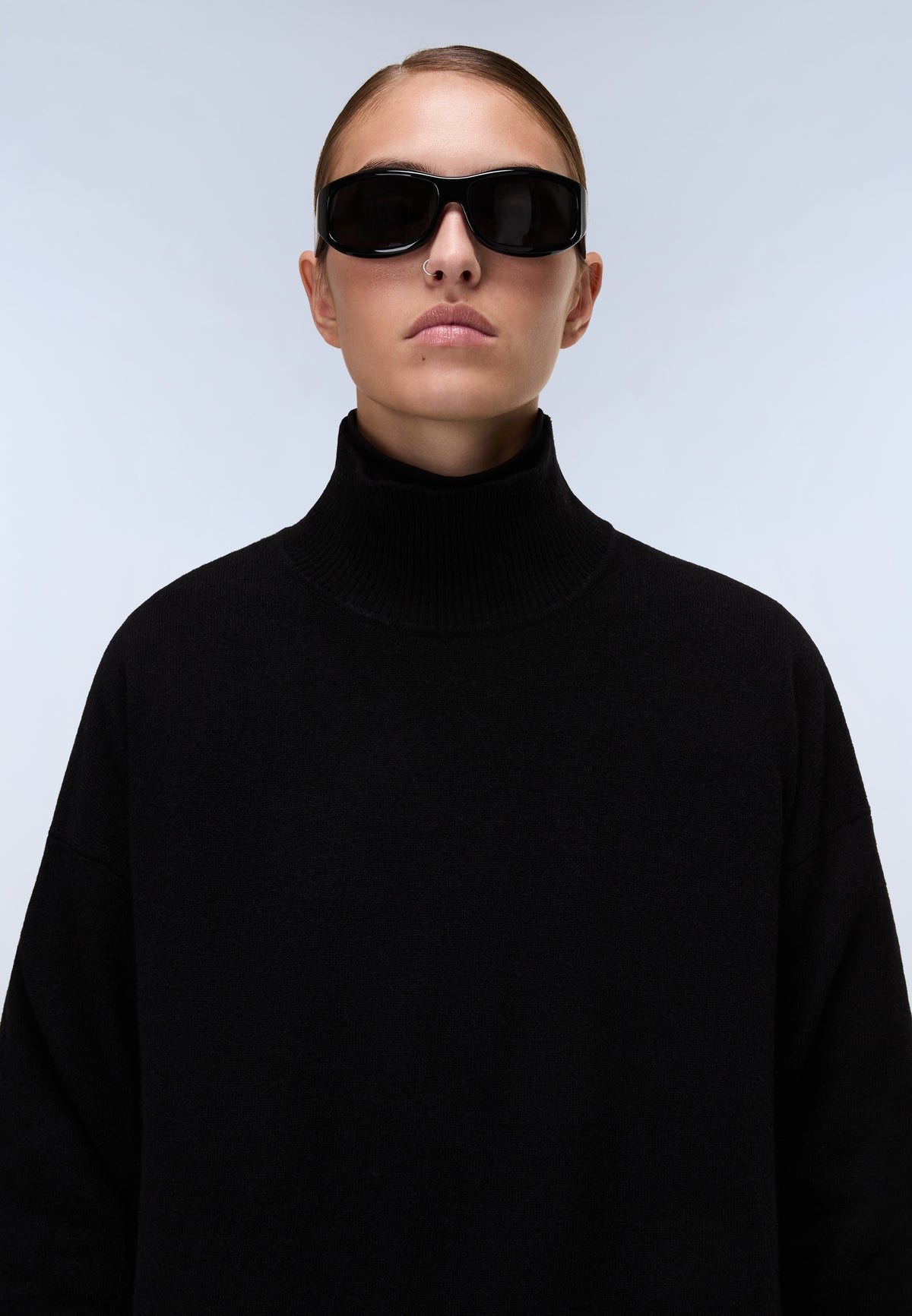 Mis Turtleneck Jumper Black - 2