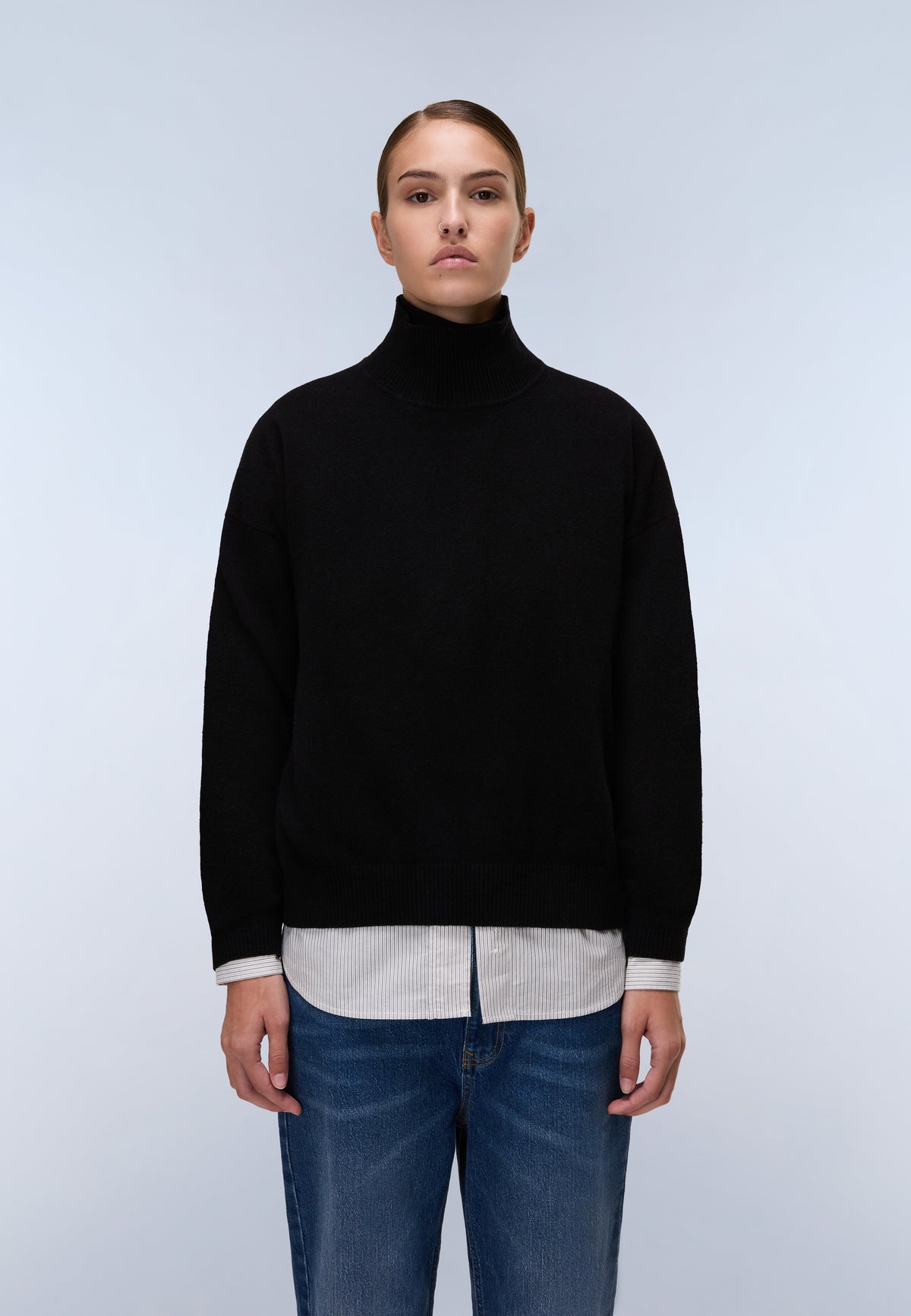 Mis Turtleneck Jumper Black - 4