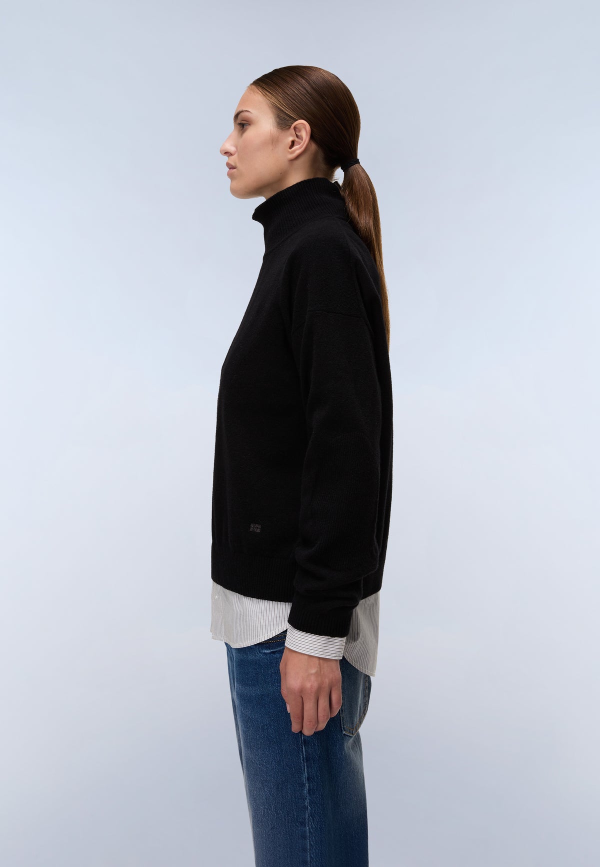 Mis Turtleneck Jumper Black - 5