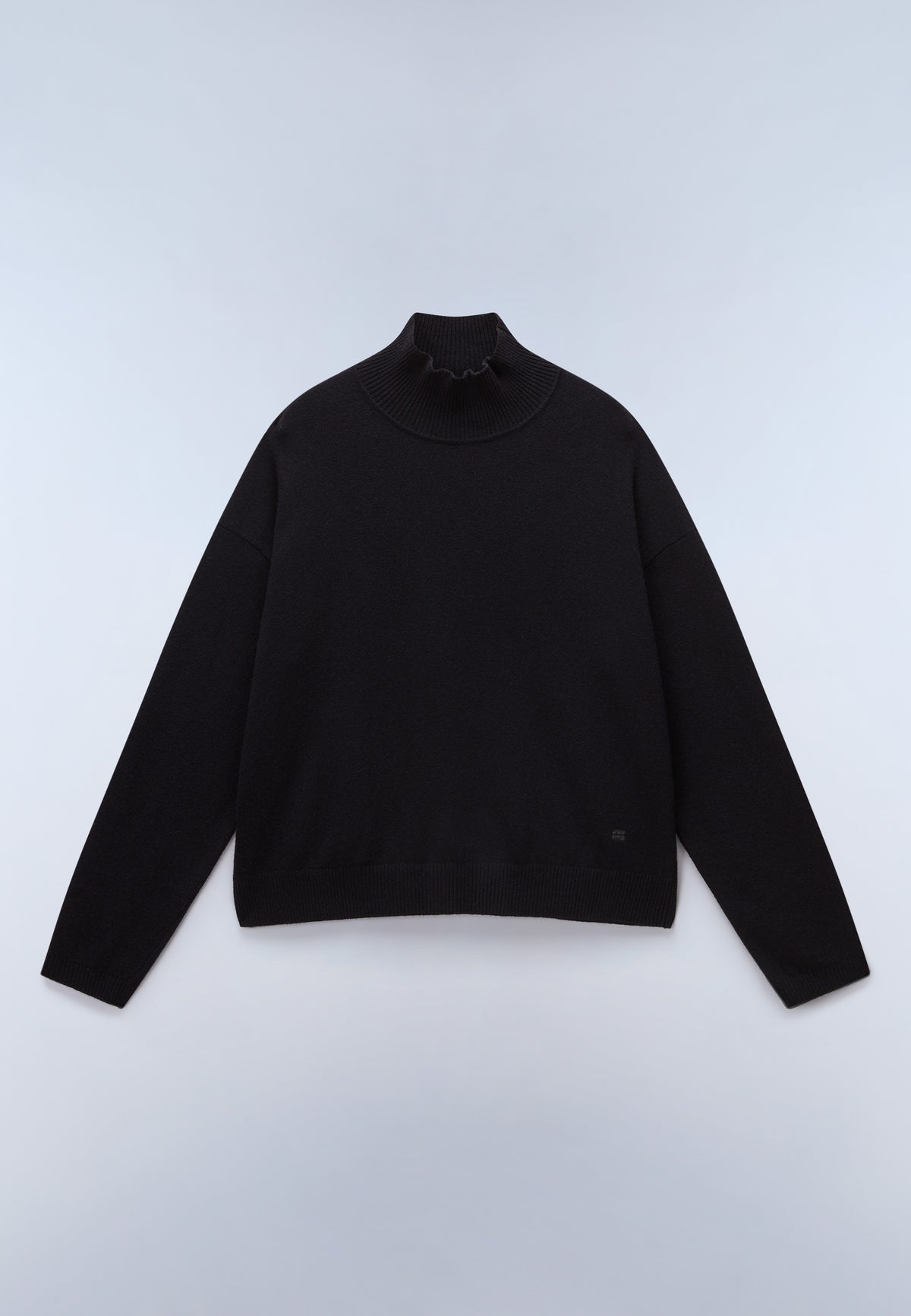 Maglione a Collo Alto Mis Nero - 1