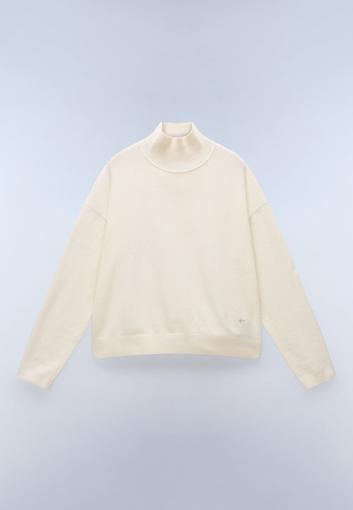 Maglione a Collo Alto Mis Beige - 1