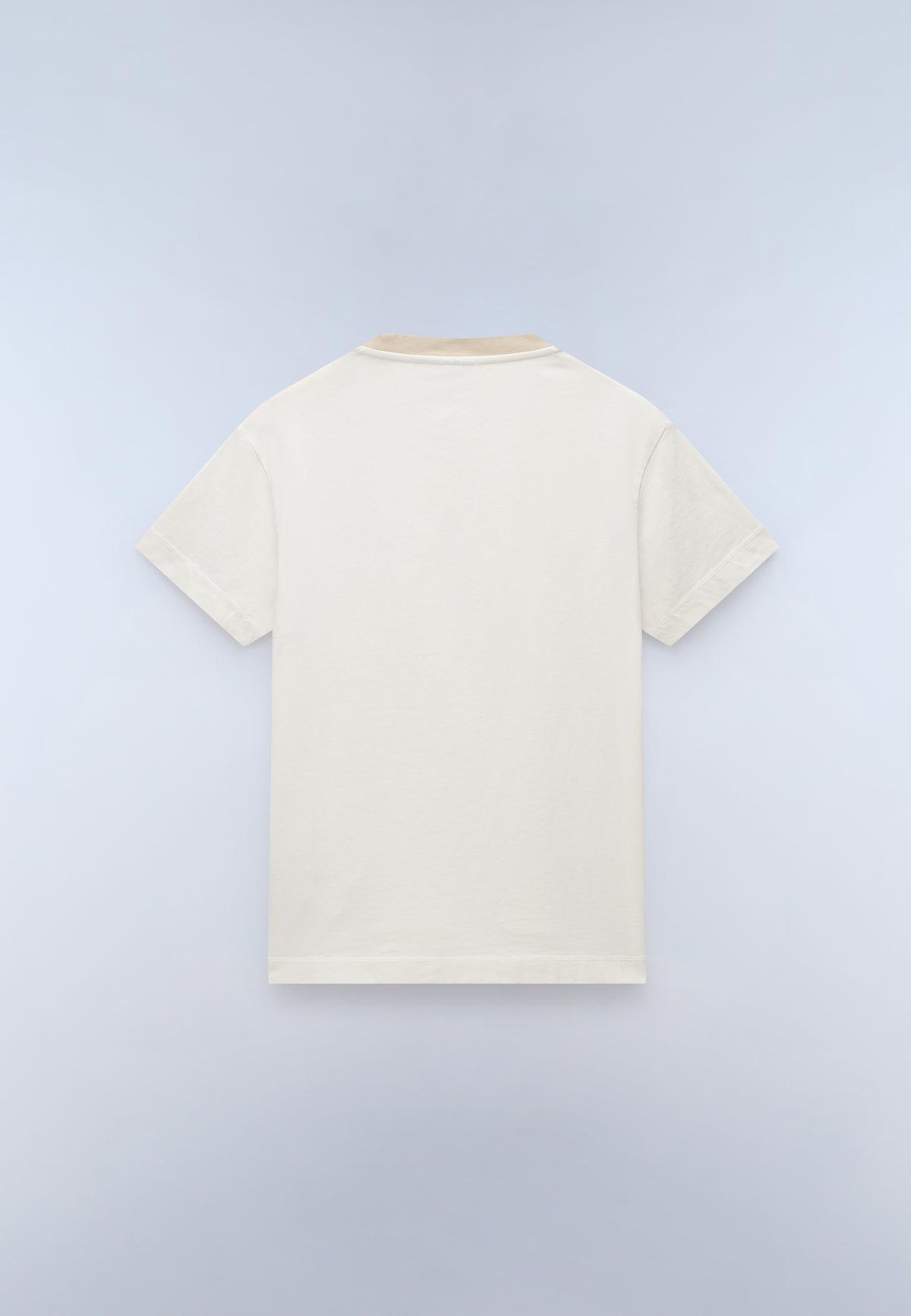 Fedaia Jersey T-Shirt met Korte Mouwen Beige - 4