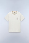 Fedaia Jersey T-Shirt met Korte Mouwen Beige - 1