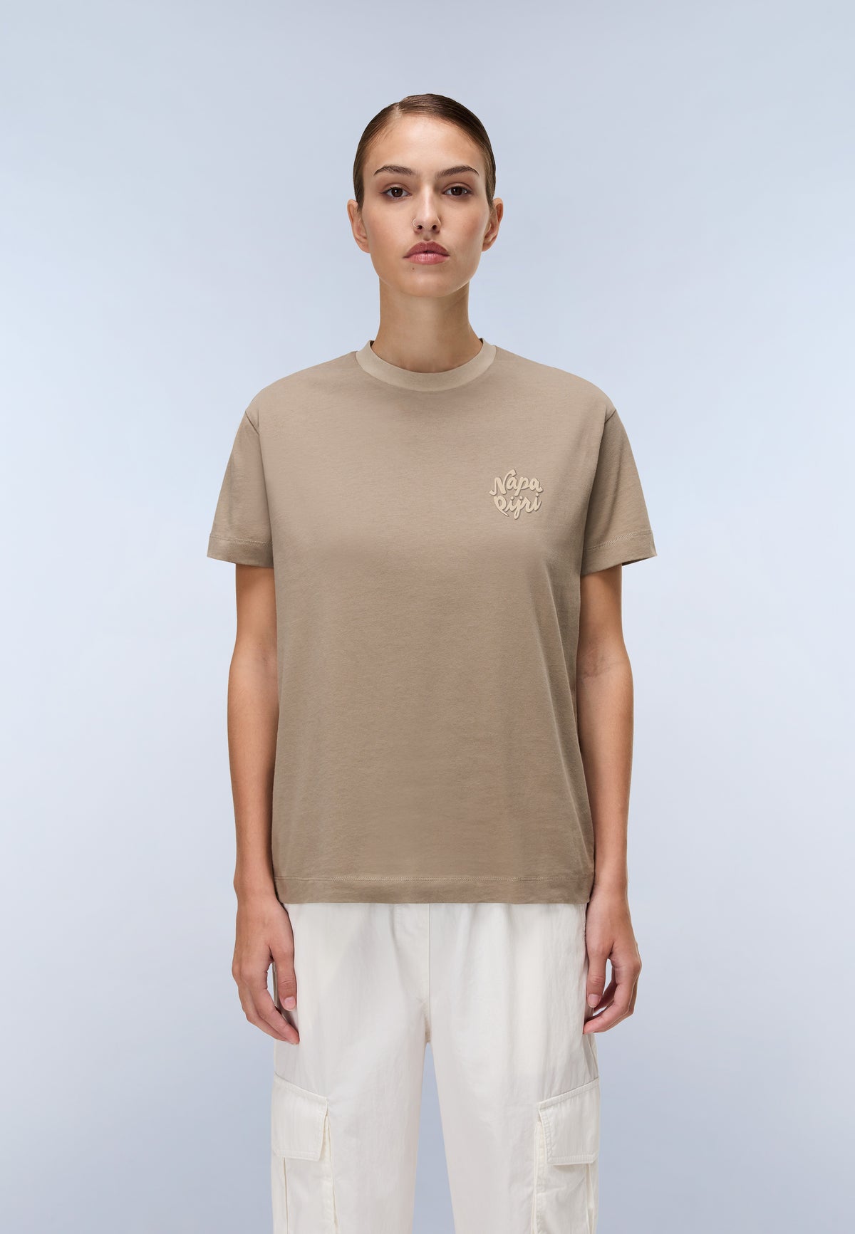 T-Shirt a Maniche Corte Fedaia in Jersey  - 2