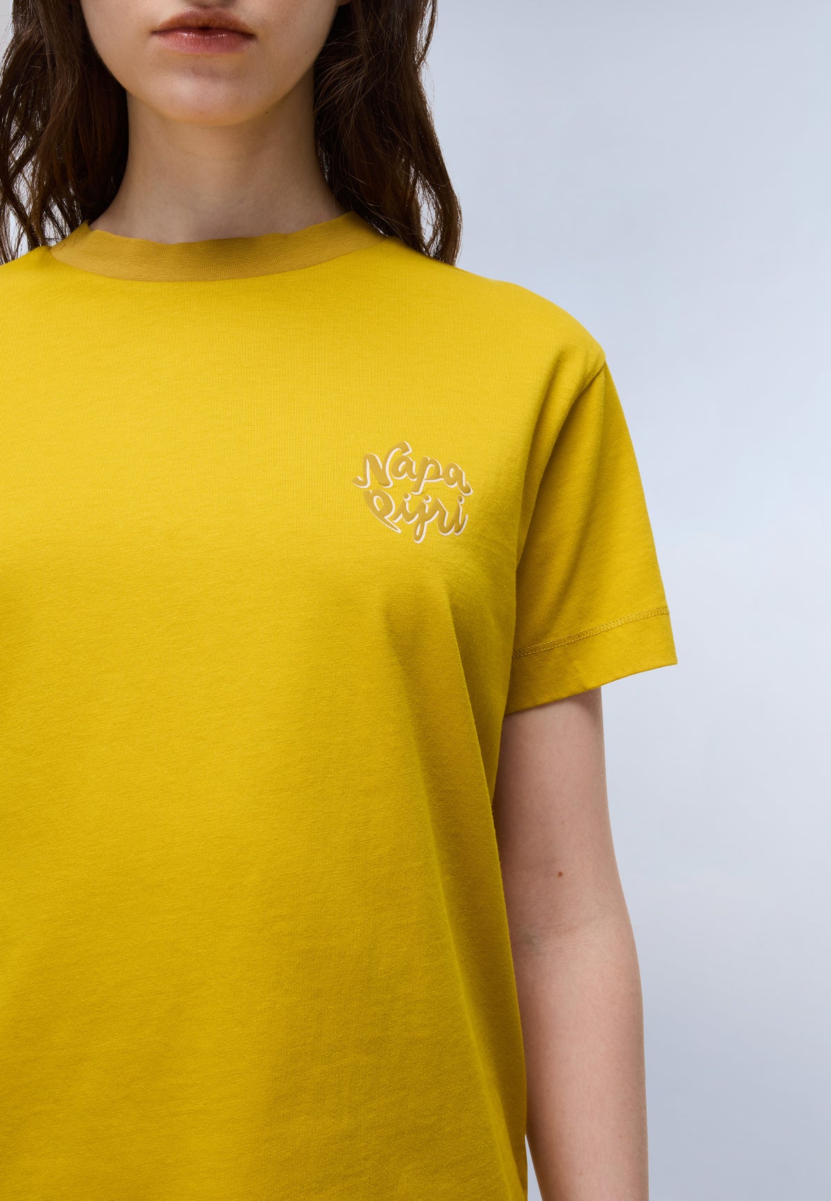 Fedaia Jersey T-Shirt met Korte Mouwen Geel Gold - 5