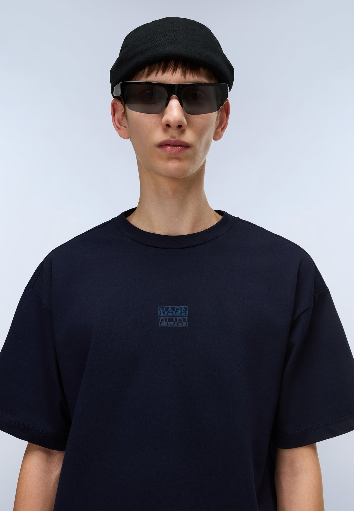 Kurzärmeliges Jersey-T-Shirt Elevated Logo Dark Blue - 2