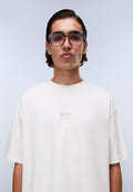 T-shirt a Maniche Corte Elevated Logo in Jersey Bianco - 2