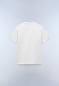 T-shirt a Maniche Corte Elevated Logo in Jersey Bianco - 6