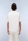 T-shirt a Maniche Corte Elevated Logo in Jersey Bianco - 5