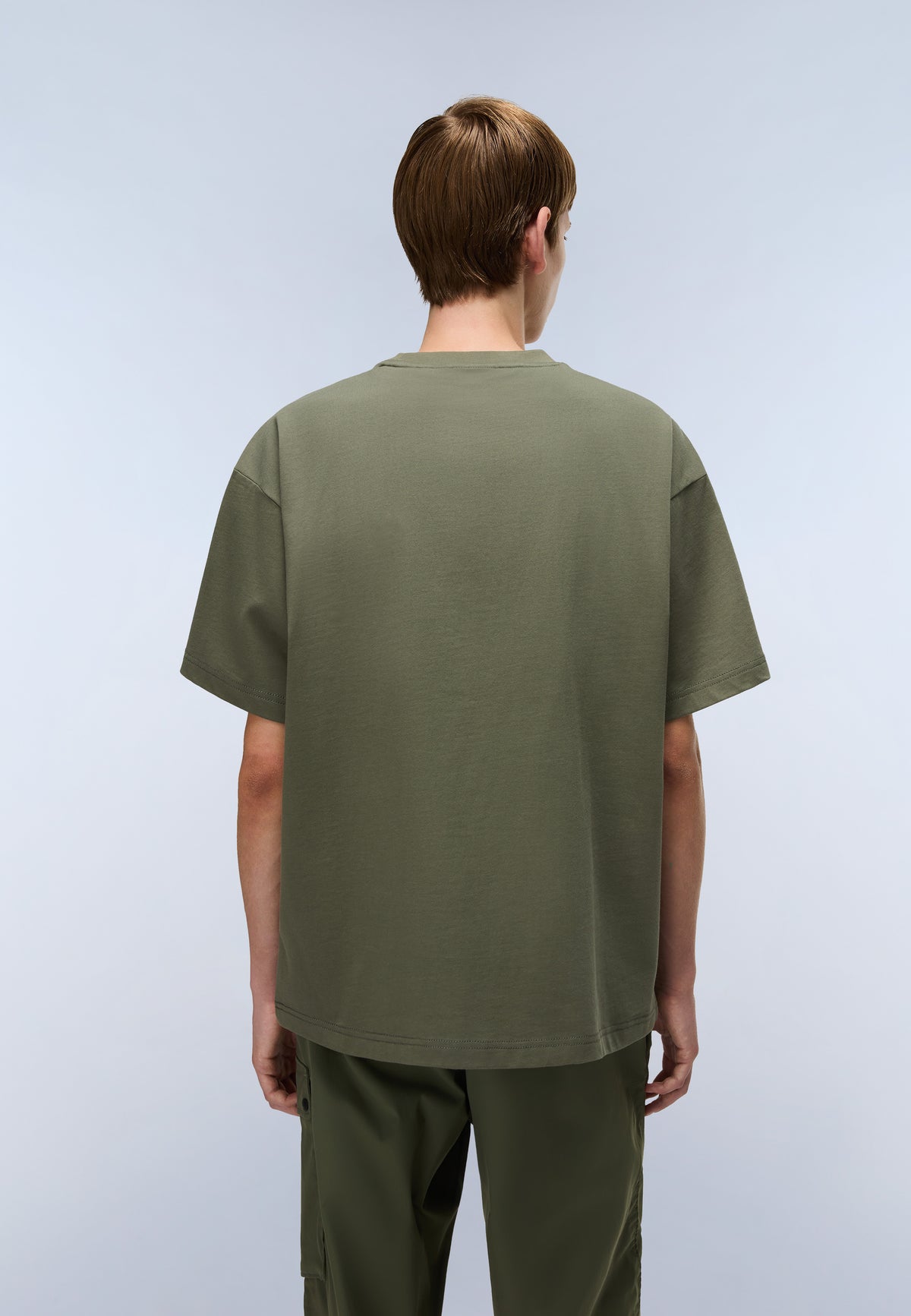 Camiseta de Punto de Manga Corta con Logotipo Elevated Verde Tea Leaf - 5