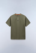 Camiseta de Punto de Manga Corta con Logotipo Elevated Verde Tea Leaf - 1
