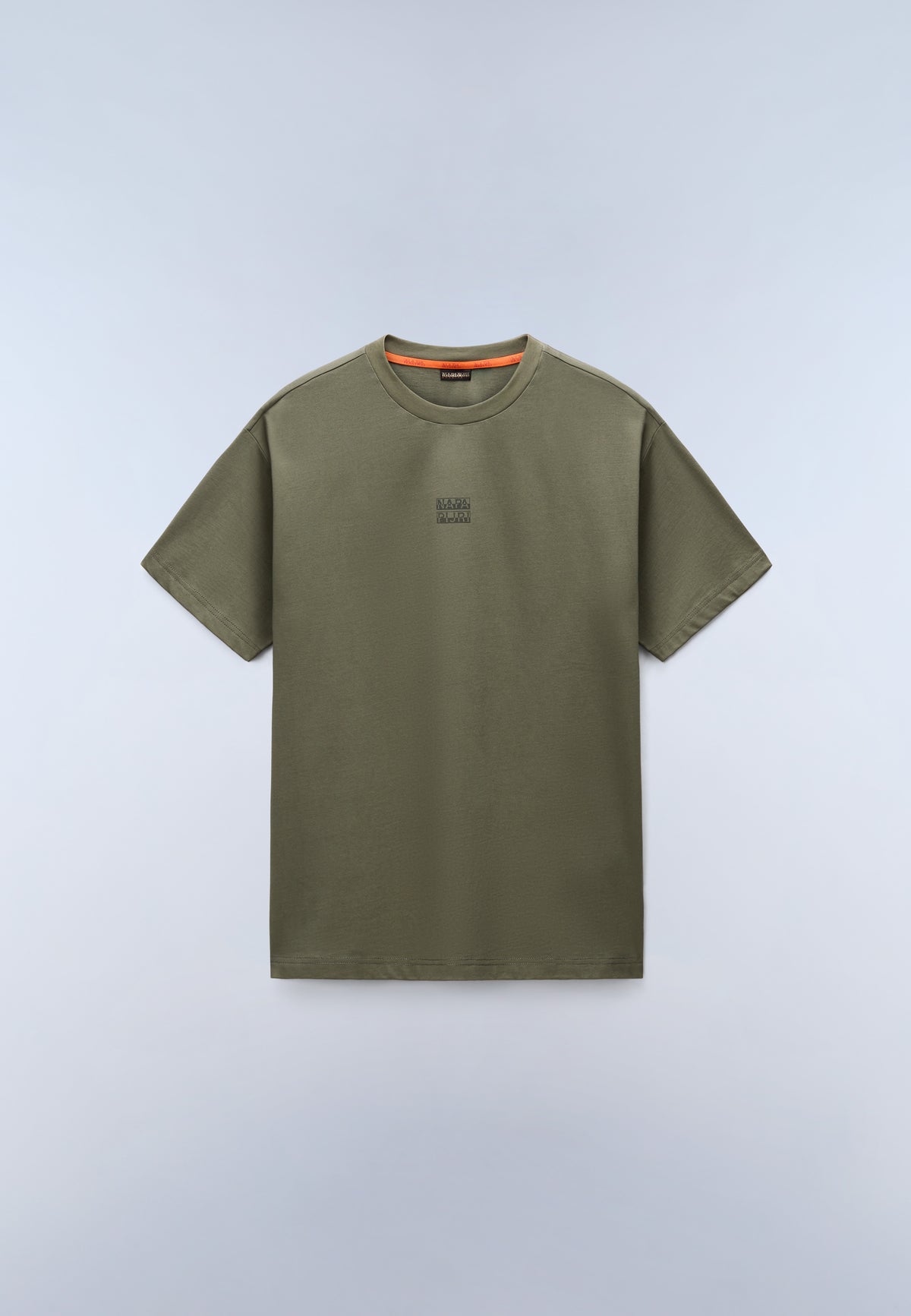 Camiseta de Punto de Manga Corta con Logotipo Elevated Verde Tea Leaf - 1