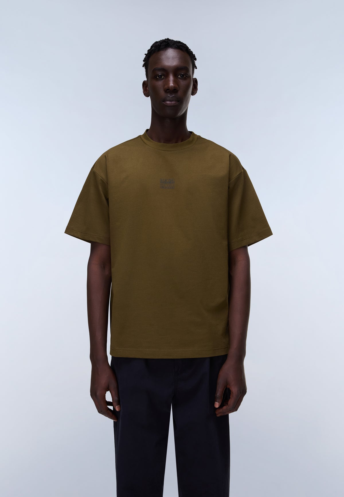 T-shirt a Maniche Corte Elevated Logo in Jersey  - 3