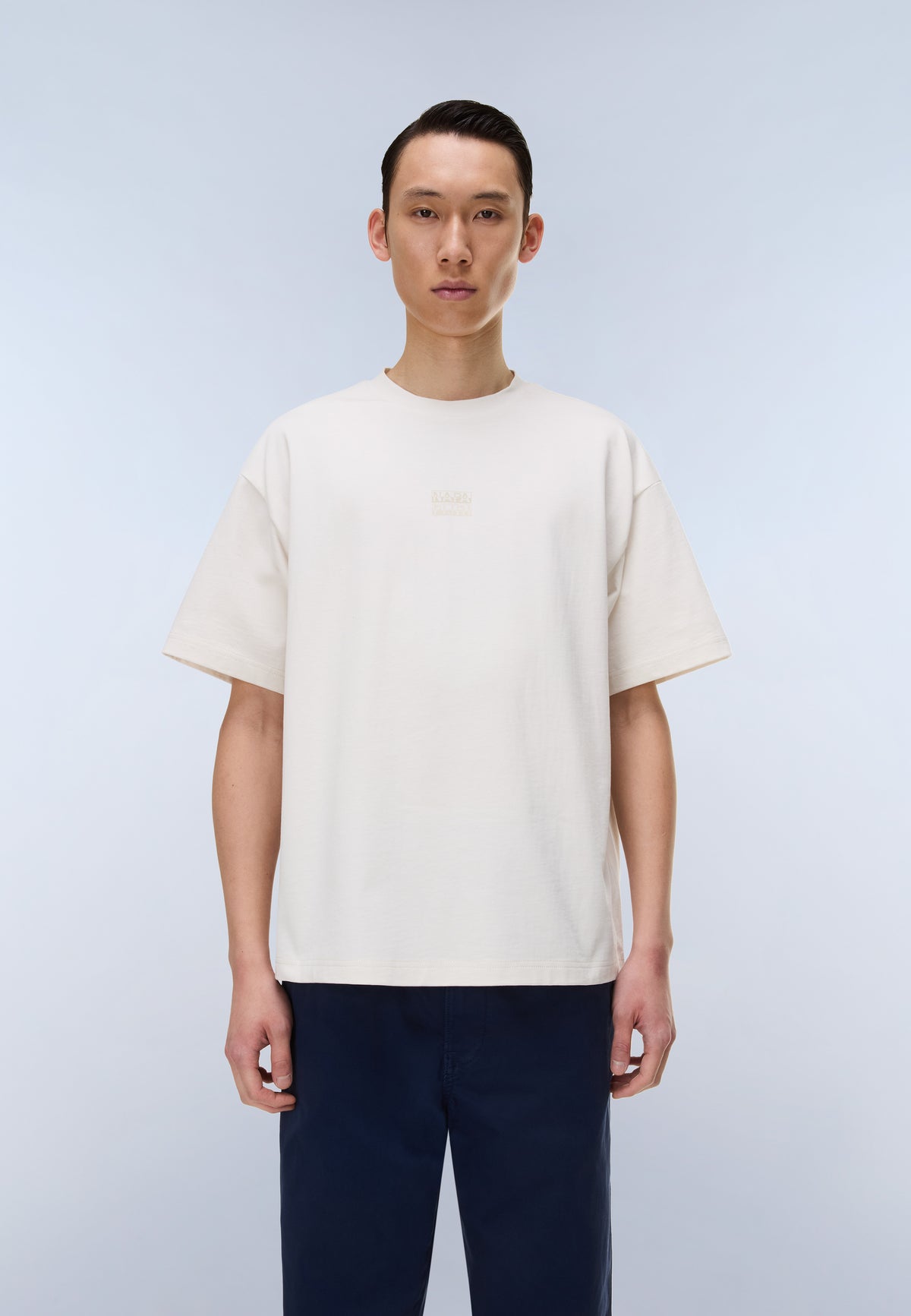 T-shirt à Manches Courtes en Jersey Elevated Logo  - 3