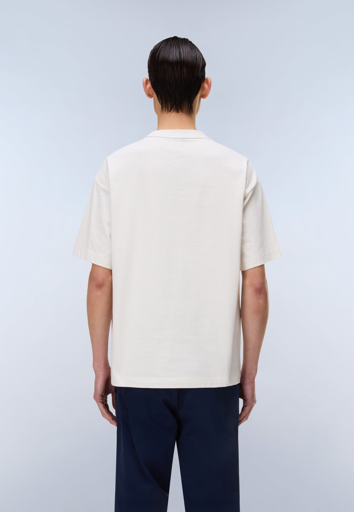 T-shirt à Manches Courtes en Jersey Elevated Logo  - 4