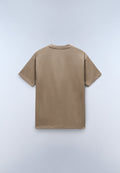 Elevated Logo Jersey Short Sleeve T-Shirt Beige - 6