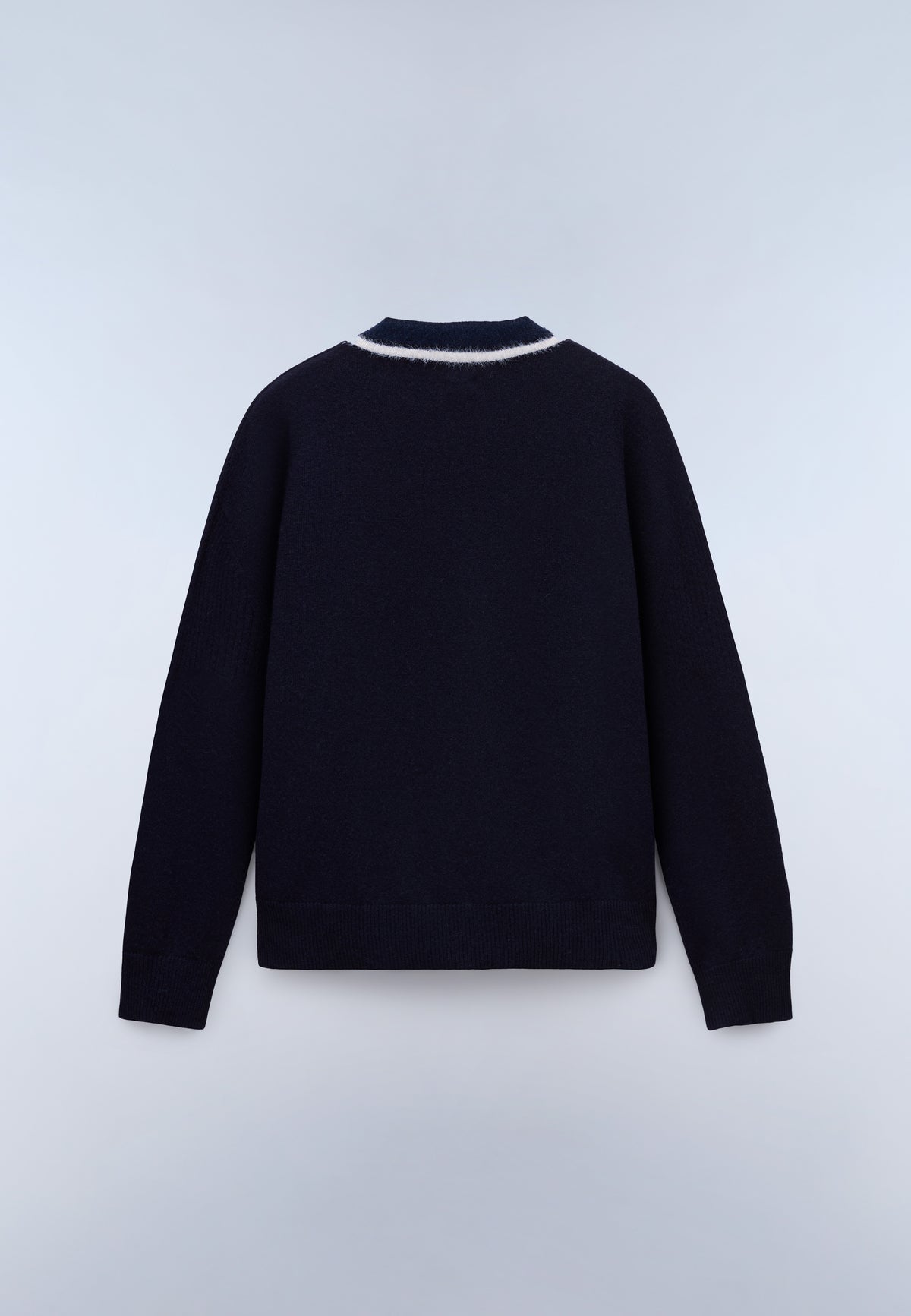 Maglione Malez con Scollo a V Blu Scuro - 5