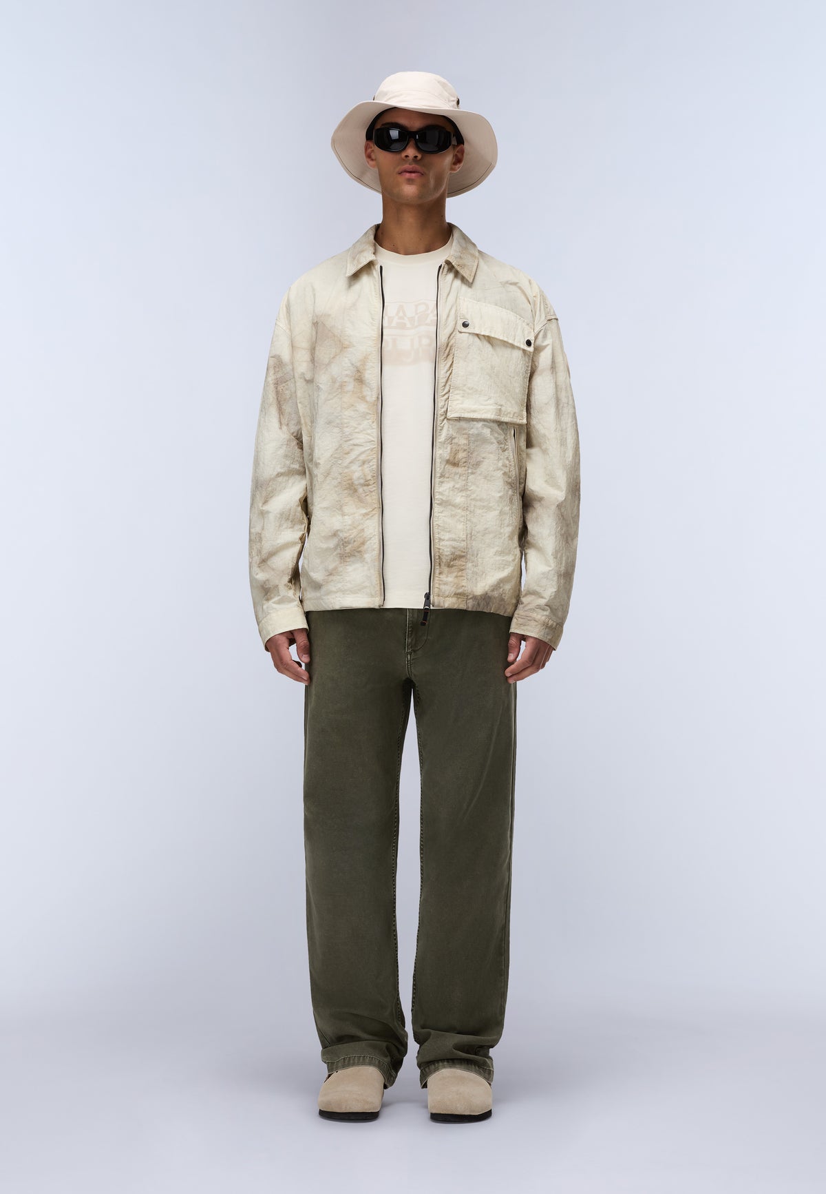 Vajolet Nylon Jacket Beige - 3