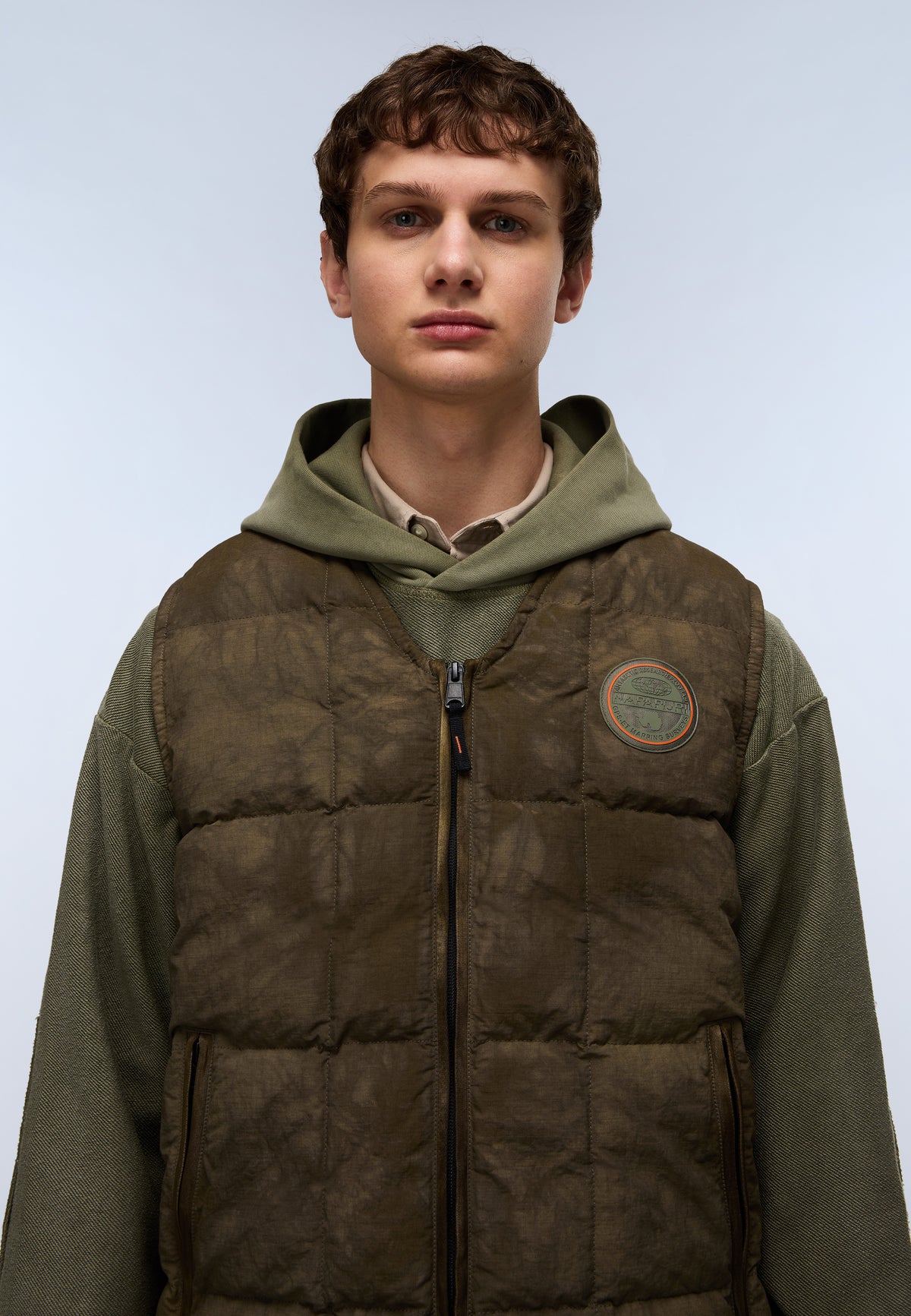 Vajolet Vest Green Tea Leaf - 2