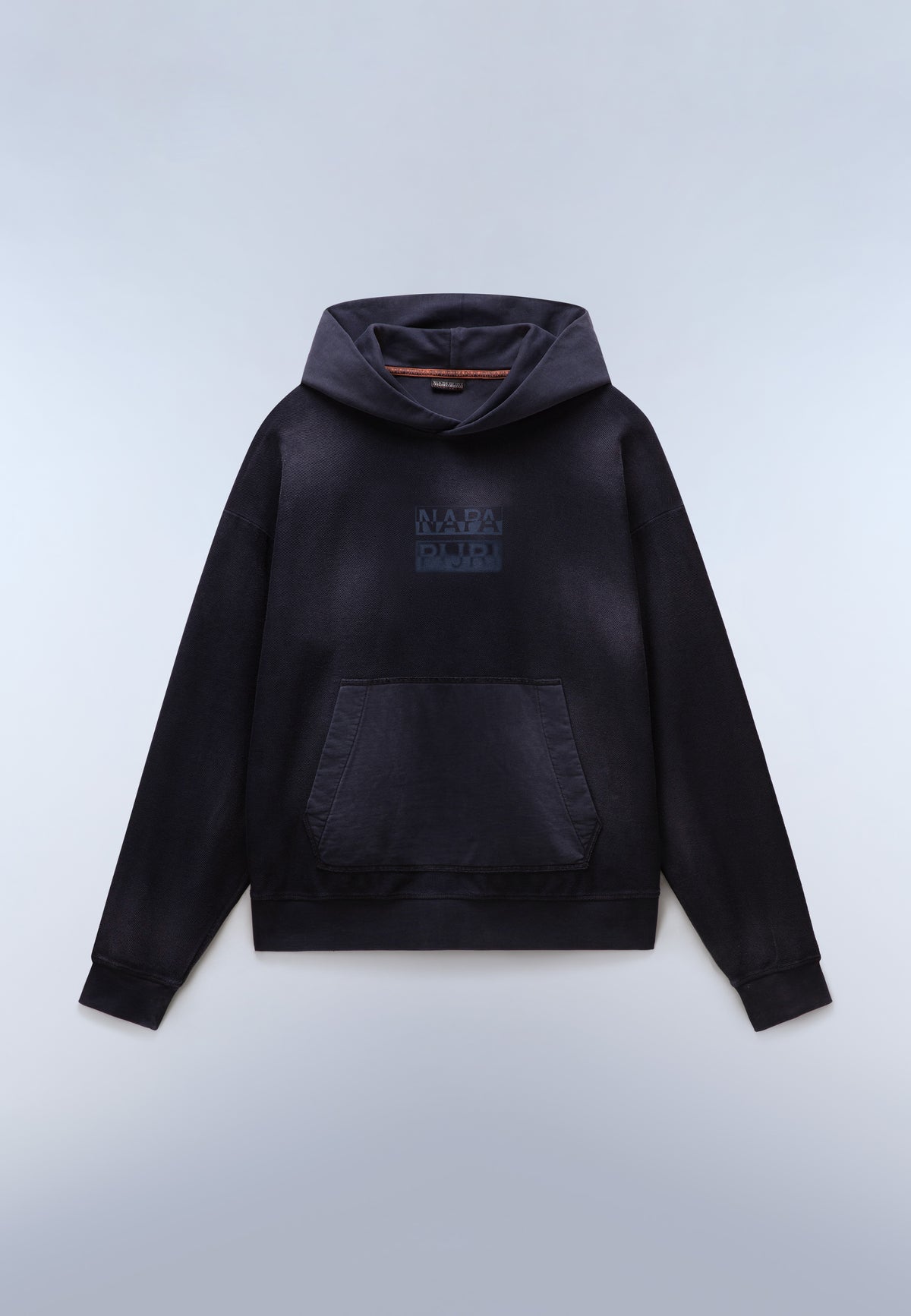 Comel French Terry Hoodie Dark Blue - 1