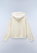 Comel French Terry Hoodie Beige - 6