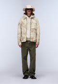 Comel French Terry Hoodie Beige - 3