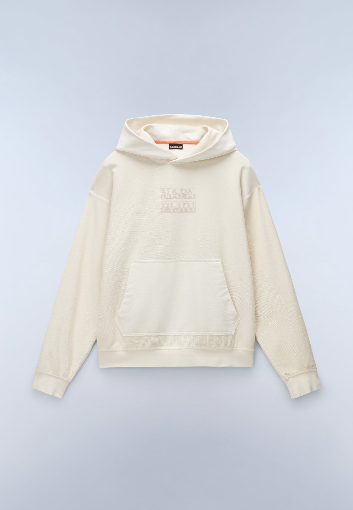 Comel French Terry Hoodie Beige - 1