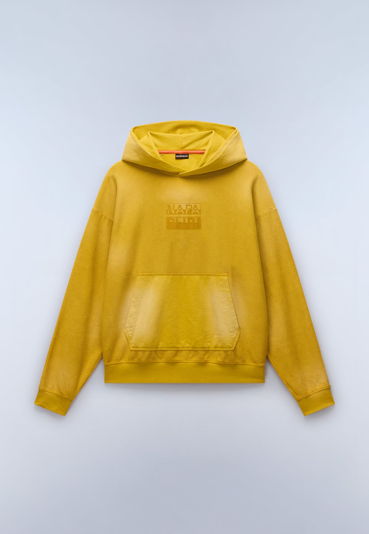 Comel French Terry Hoodie Yellow Gold - 1