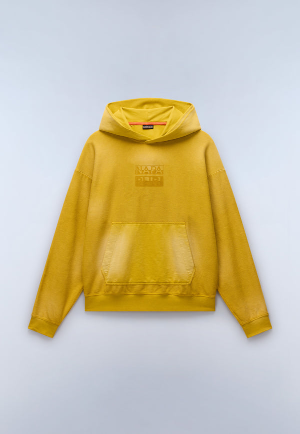Comel French Terry Hoodie Geel Gold