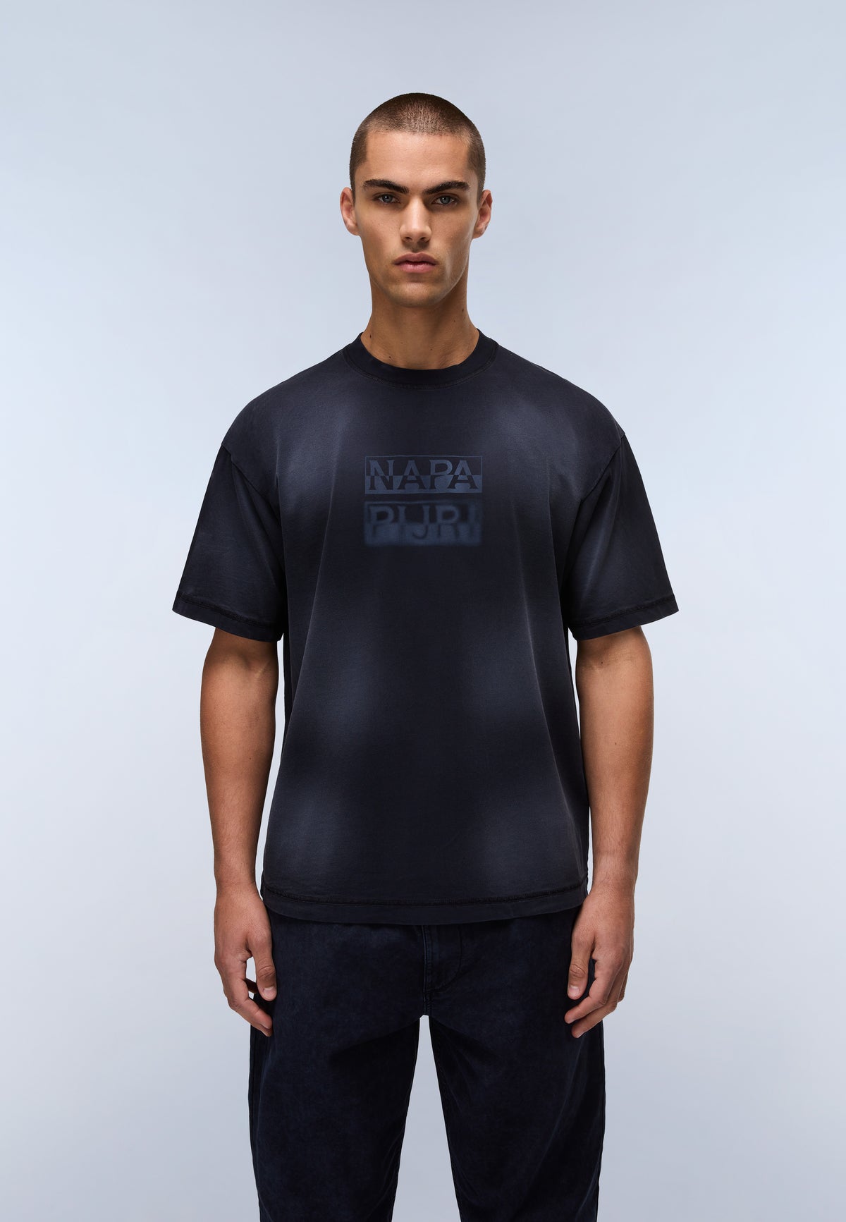 Kurzärmeliges Jersey-T-Shirt Comel Dark Blue - 4