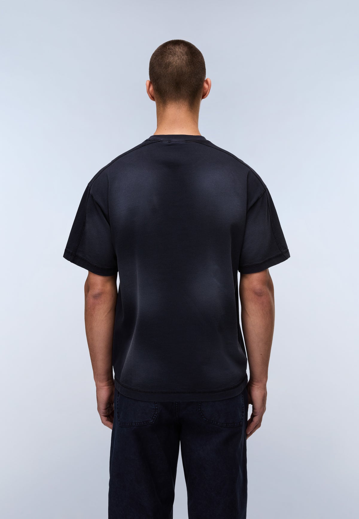 Kurzärmeliges Jersey-T-Shirt Comel Dark Blue - 5