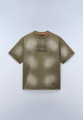 Comel Jersey Short Sleeve T-Shirt Green Tea Leaf - 1