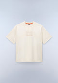 Comel Jersey Short Sleeve T-Shirt Beige - 1