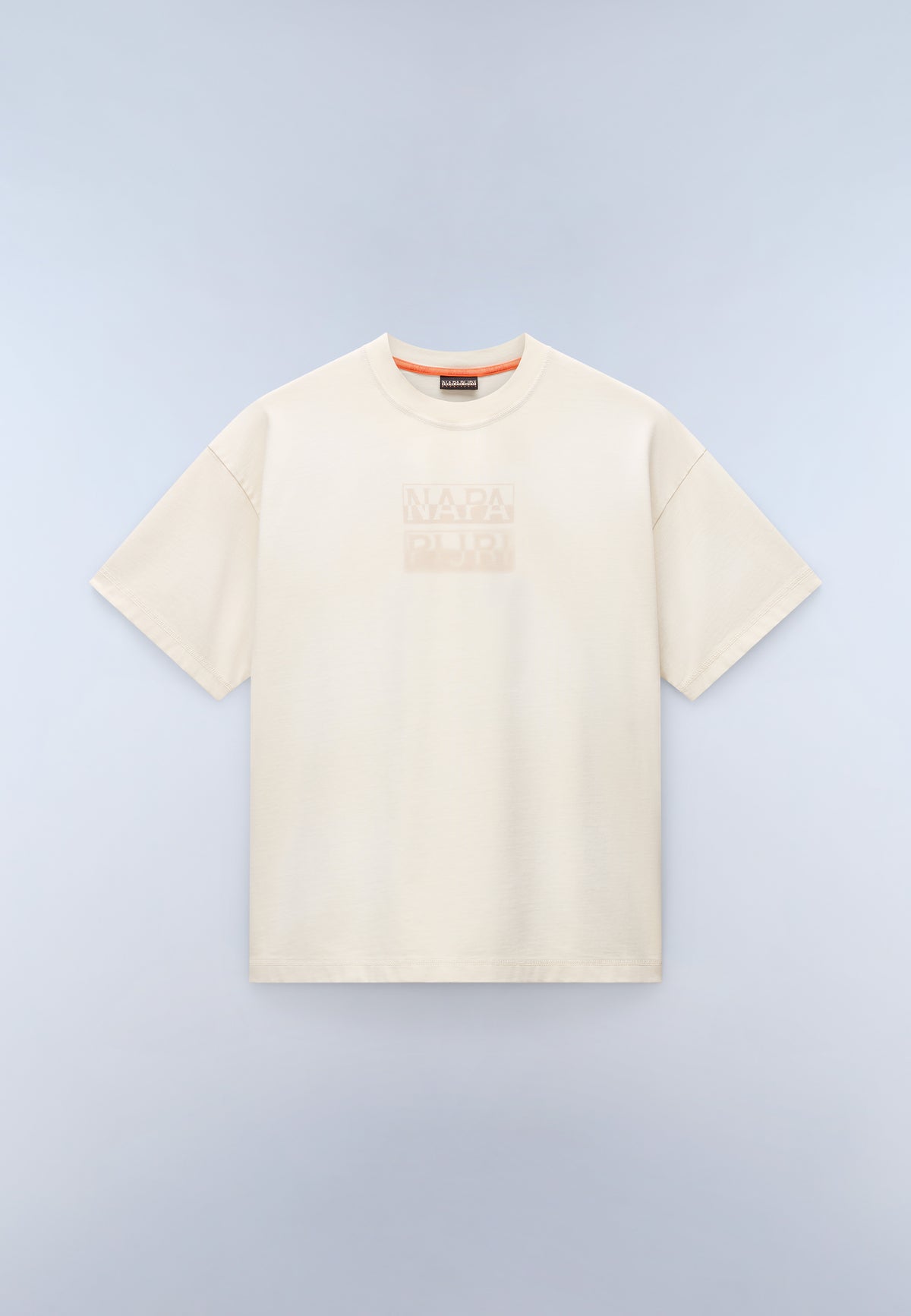 Comel Jersey Short Sleeve T-Shirt Beige - 1
