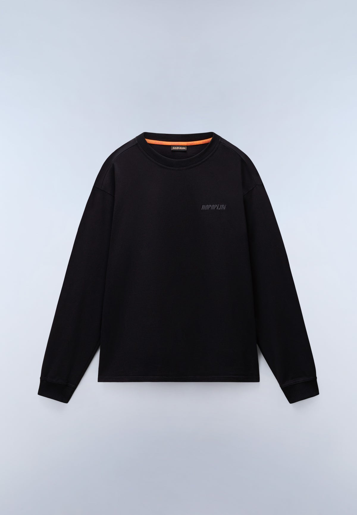 Coldirai​ Jersey T-Shirt met Lange Mouwen Zwart - 5