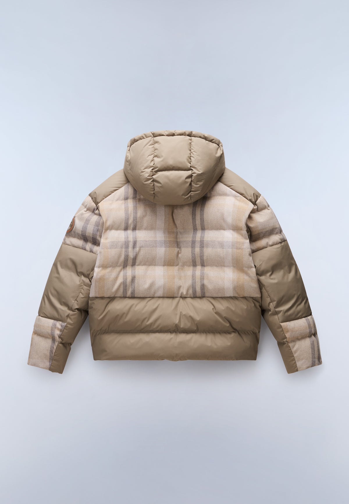 Steppjacke Tires Braun Check - 7