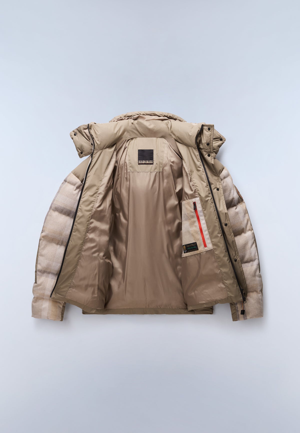 Steppjacke Tires Braun Check - 10