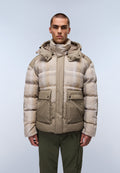 Steppjacke Tires Braun Check - 4