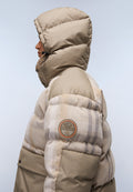 Steppjacke Tires Braun Check - 8