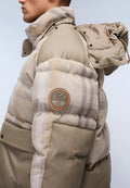 Steppjacke Tires Braun Check - 9
