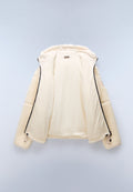 Fleecepullover mit Kapuze und Reißverschluss Tires Beige - 9
