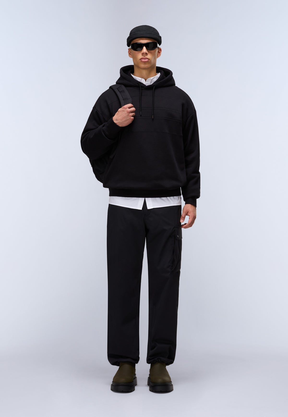 Braies French Terry Hoodie Black - 3
