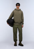 Braies French Terry Hoodie Green Tea Leaf - 3