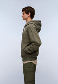 Braies French Terry Hoodie Green Tea Leaf - 5